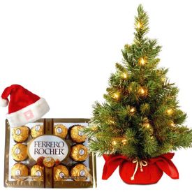 24 Pcs Ferrero Rocher And Christmas Tree
