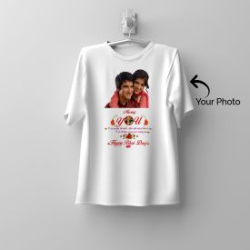 Personalize A Round Neck White T-Shirt With Your Picture This Bh