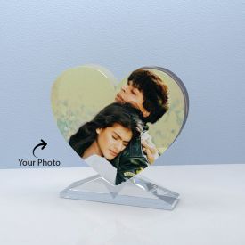 Personalized Heart Shape Crystal