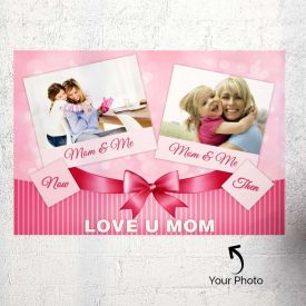 Pink Personalized Poster For Mom