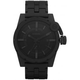 Timewear analog black dial slim watch for men and boys