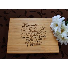 Mum's love wooden board