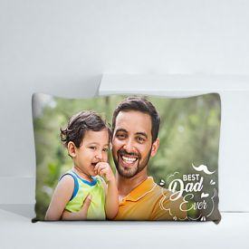 Best Dad ever personalized cushion