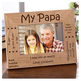 Personalized Papa Photo Frame