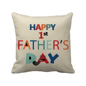 Gifts For Dad From Son printed Cushion(12 Inch X 12 Inch,Multicolor) with Inner Filler