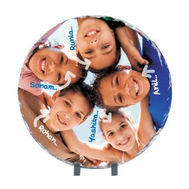 Round Shaped personalized Photo Stone