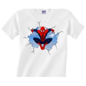 My Hero My Spiderman White T-Shirt