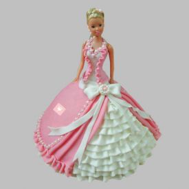 Queen Barbie Cake