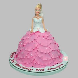 Barbie Edible Round Cake Image – My Delicious Cake & Decorating Supplies