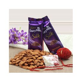 2 Cadbury Chocolate Almonds 100gms and Roli Chawal