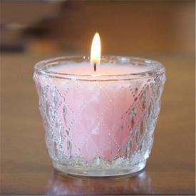 Glass decorative candles 2 PCS