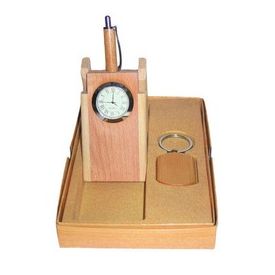 wooden pen stand set