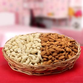 Basket of cashew and almonds