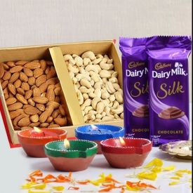 Dry fruits with Silk