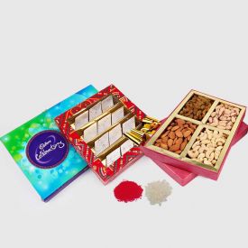 Chocolates With Sweets and Dry Fruits