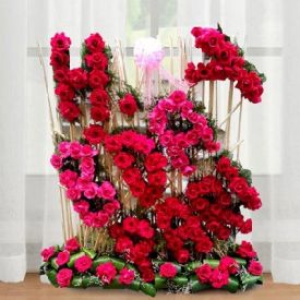 Personalized Flowers Arrangement