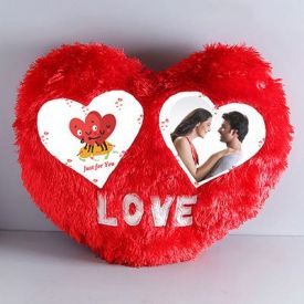 Heart Shape Personalized Pillow