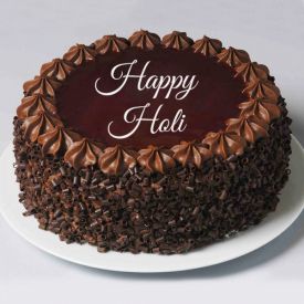 Holi chocolate cake